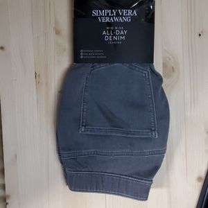 grey denim jegging with real pockets